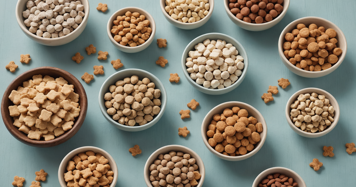 Different varieties of freeze dried dog treats
