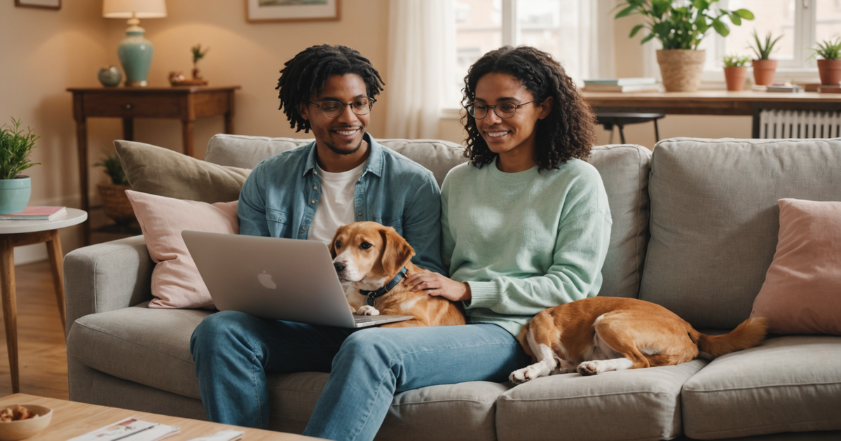 A pet owner browsing bulk freeze dried food options online