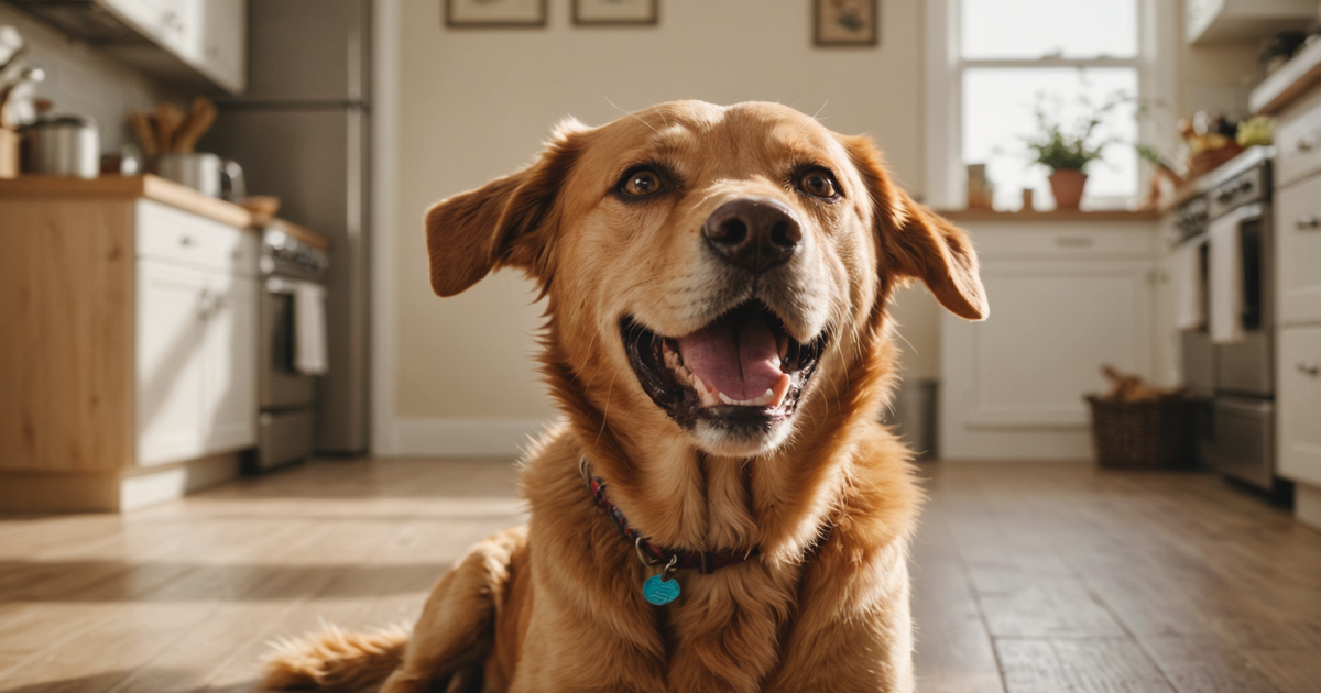A happy dog receiving a freeze dried minnow treat as a reward during a training session.