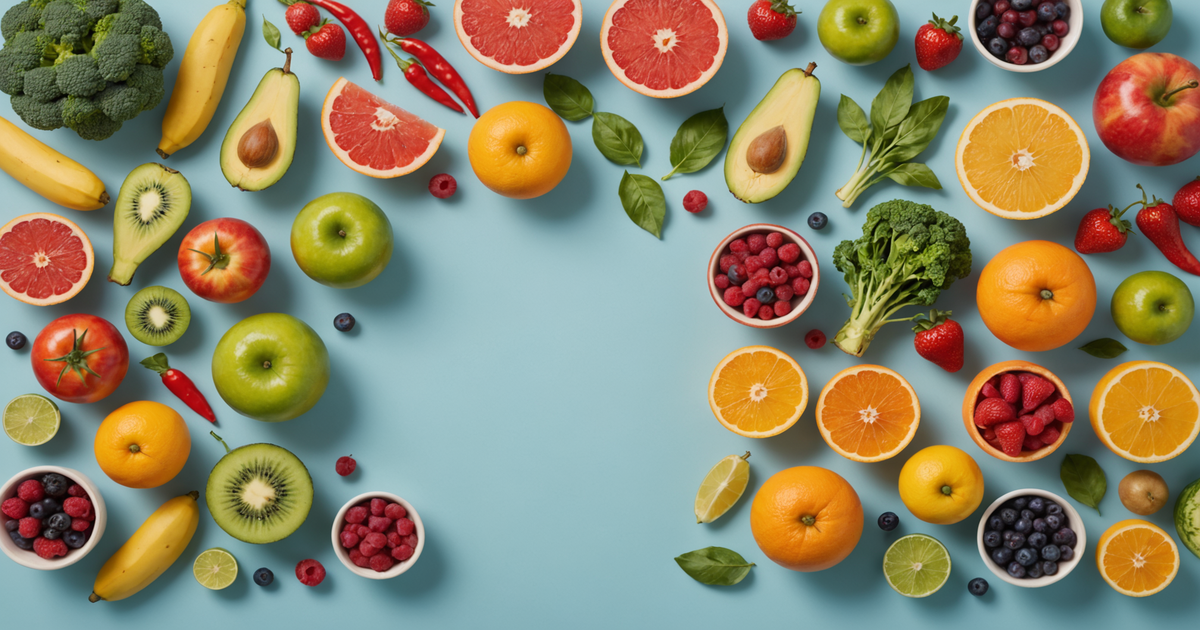 Illustration of the freeze-drying process with before and after comparison of ingredients