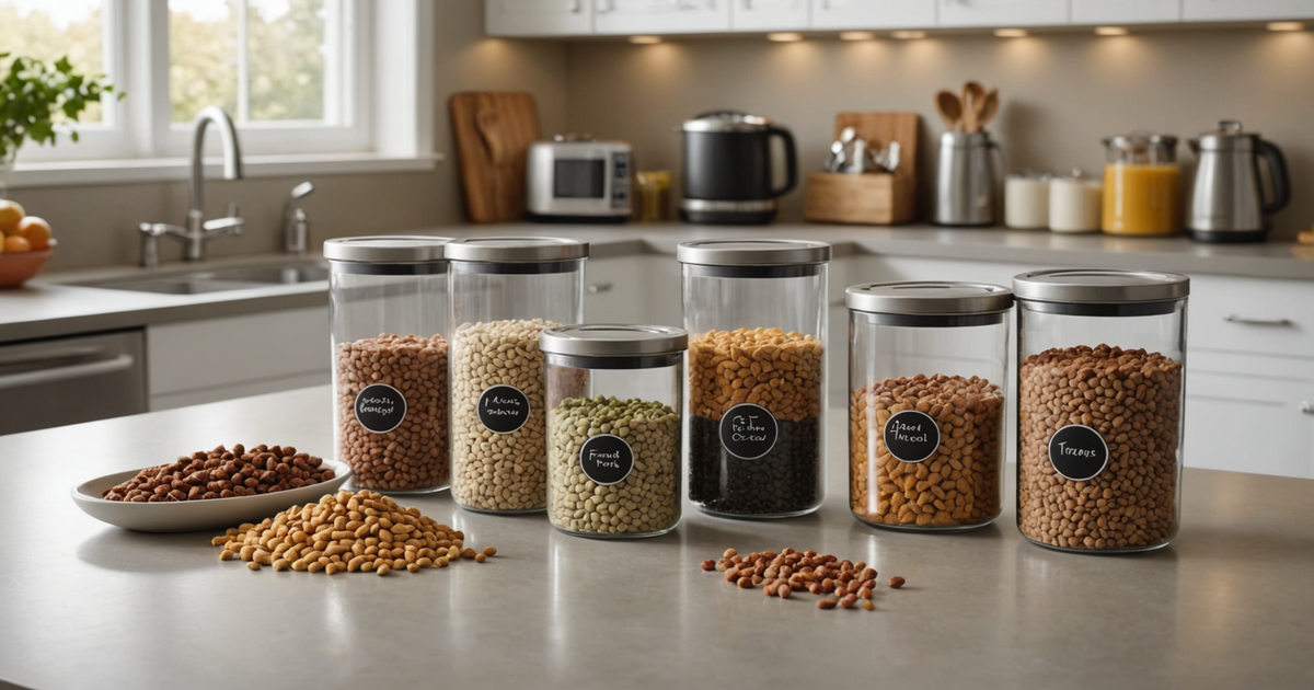 Illustration of the freeze-drying process for dog food