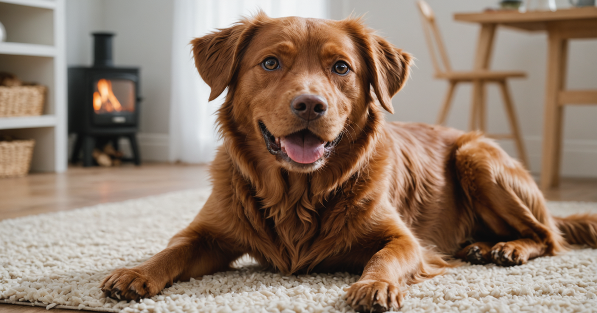 Dog enjoying a freeze dried beef liver treat