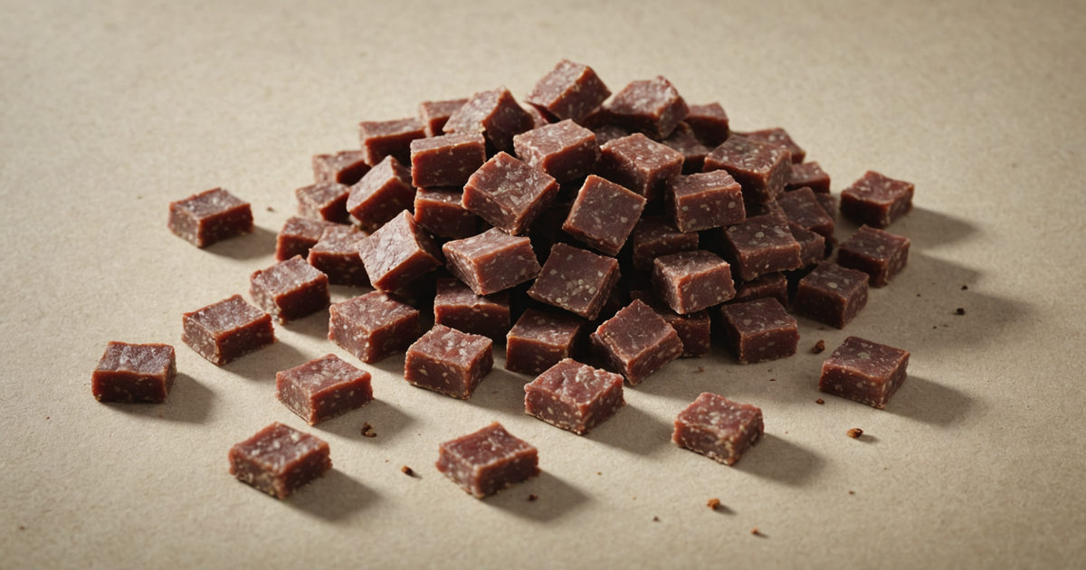 A variety of freeze dried beef liver treats
