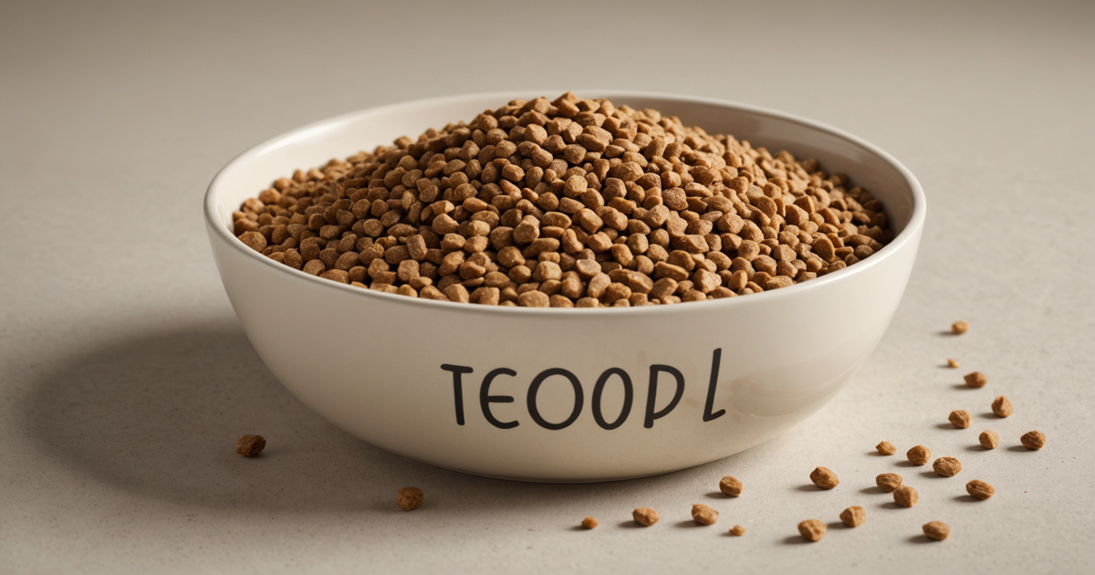 A bowl of rehydrated Instinct Freeze Dried Cat Food