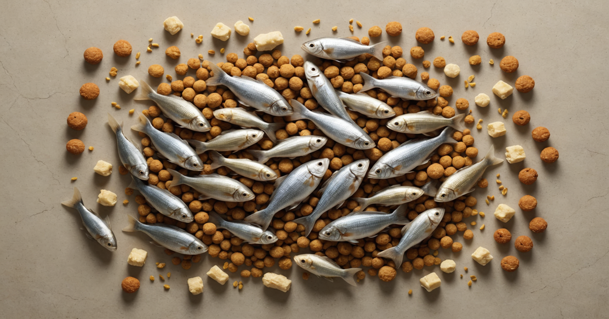 A selection of freeze dried fish treats displayed in a pet-friendly setting