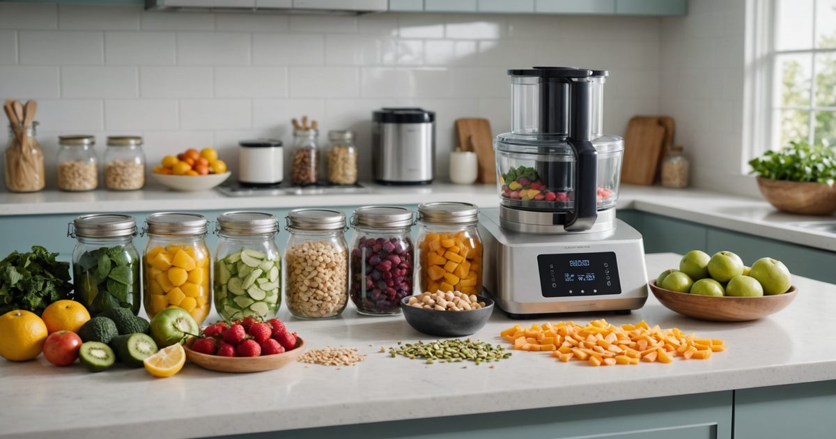 A diagram showing the freeze-drying process from raw ingredients to packaged product