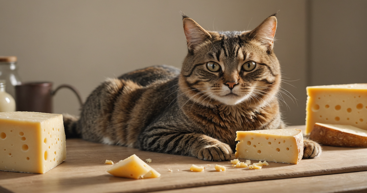 A cat enjoying a piece of freeze dried cheese, illustrating the snack's appeal across species.
