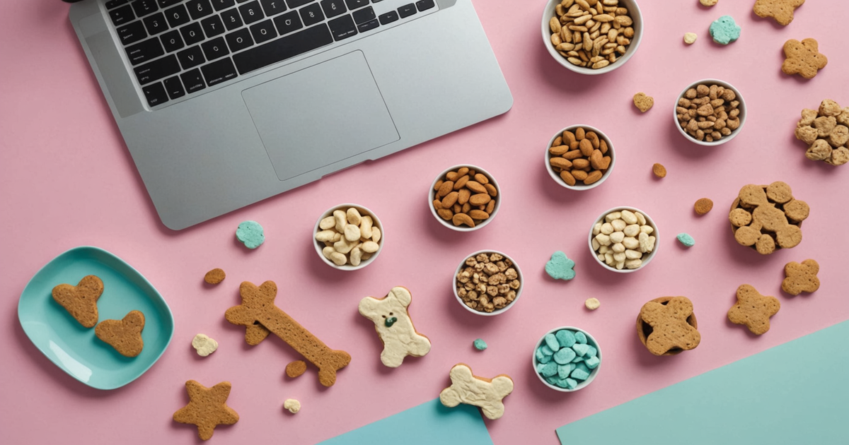A variety of freeze-dried pet treats in different shapes and colours, illustrating alternative treat options.