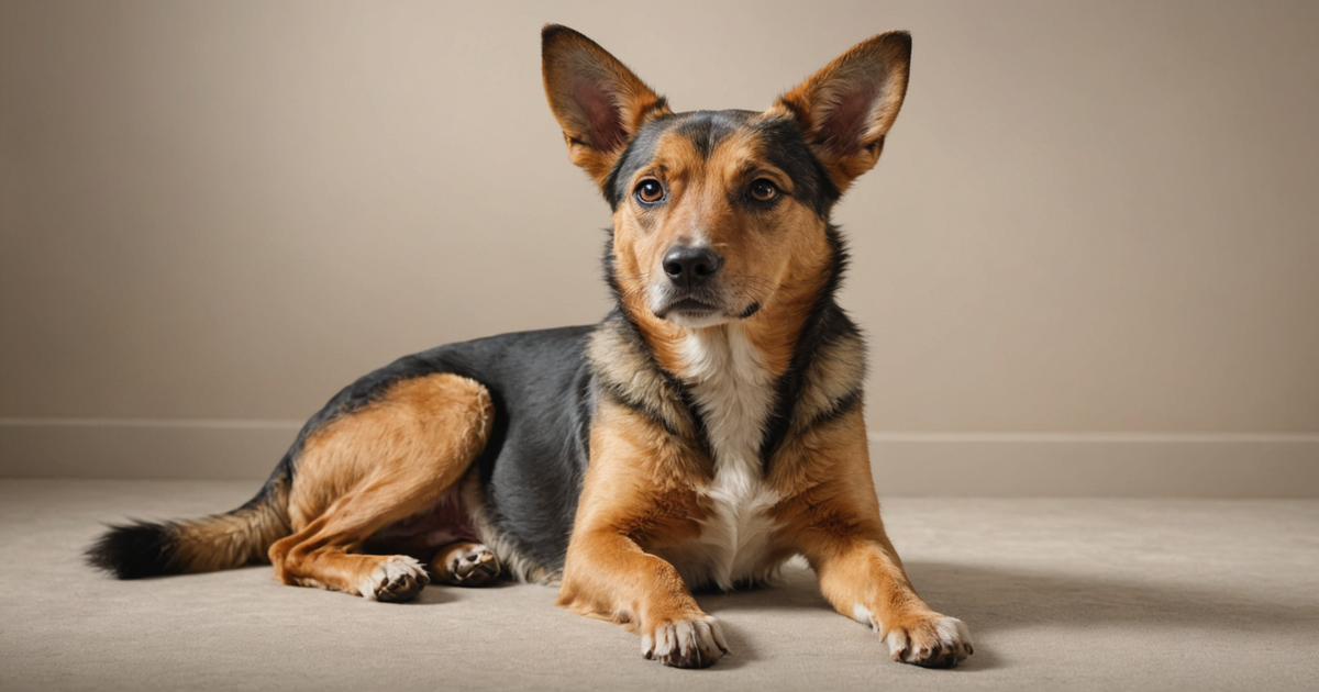 A dog eagerly waiting for a freeze-dried liver treat