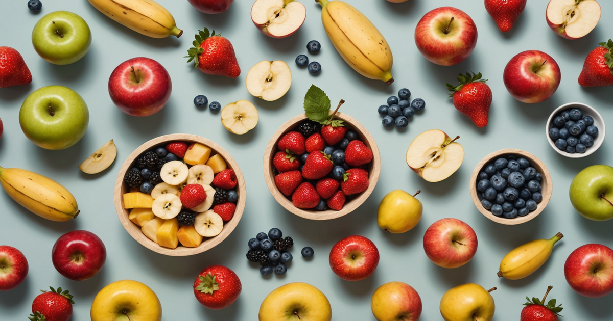 A variety of freeze-dried fruits suitable for dogs