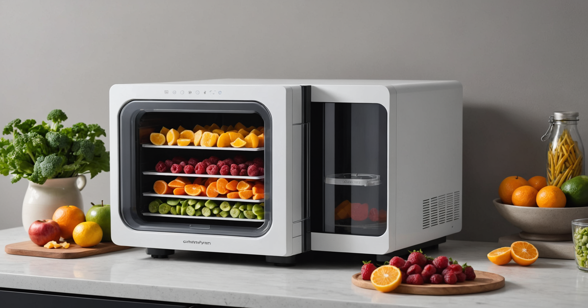 Illustration of the freeze-drying process