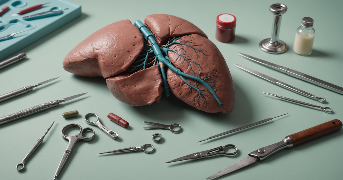 Diagram of liver slicing process