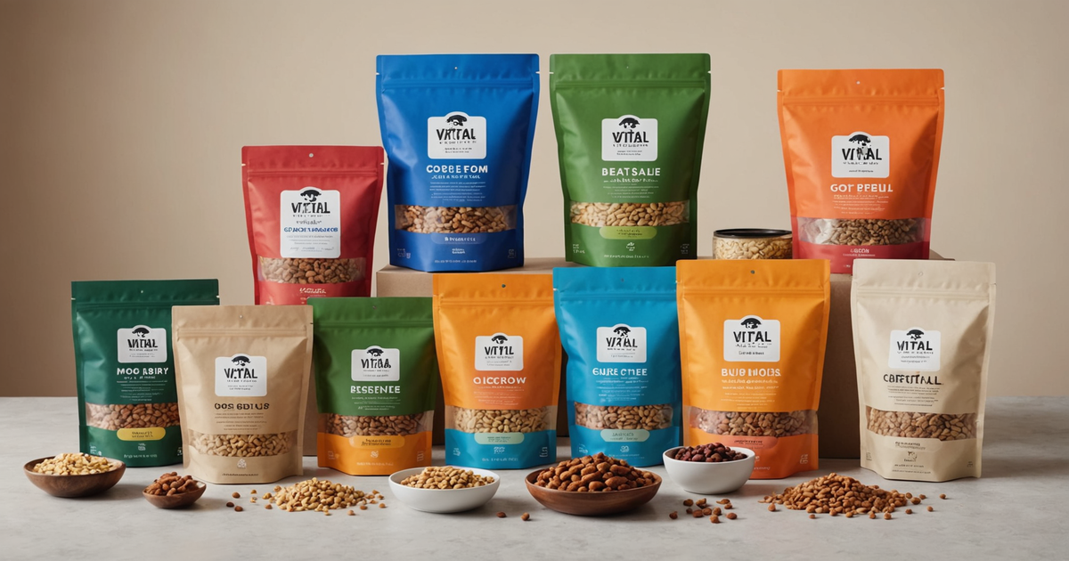 Vital Essentials packaging and ingredients