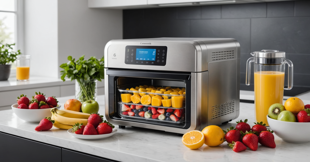 Illustration of the freeze-drying process and its benefits.