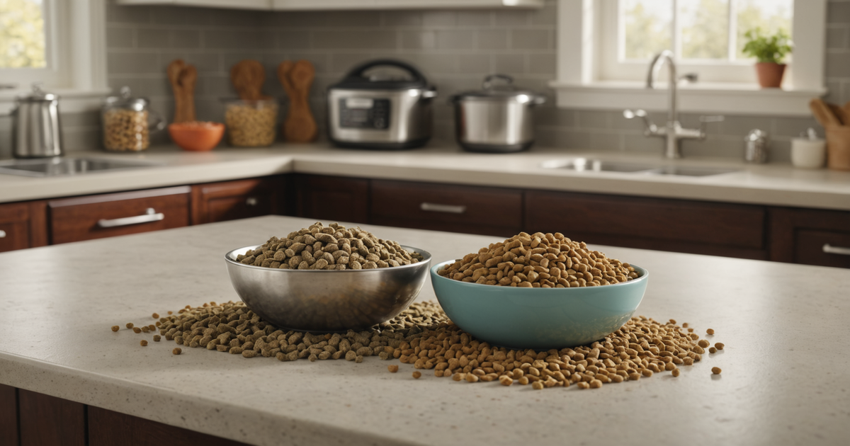 A comparison of freeze-dried kibble with traditional kibble