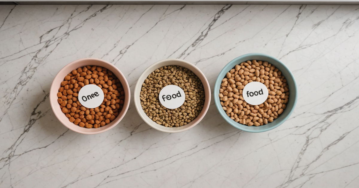 A comparison chart of freeze-dried, raw, and kibble dog food showing nutritional benefits and storage requirements.