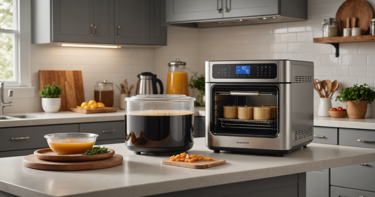A home freeze-dryer with trays of bone broth being loaded