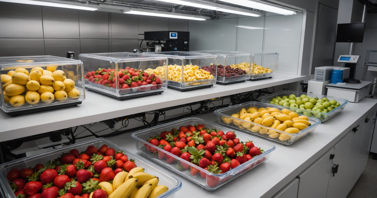 Illustration of the freeze-drying process