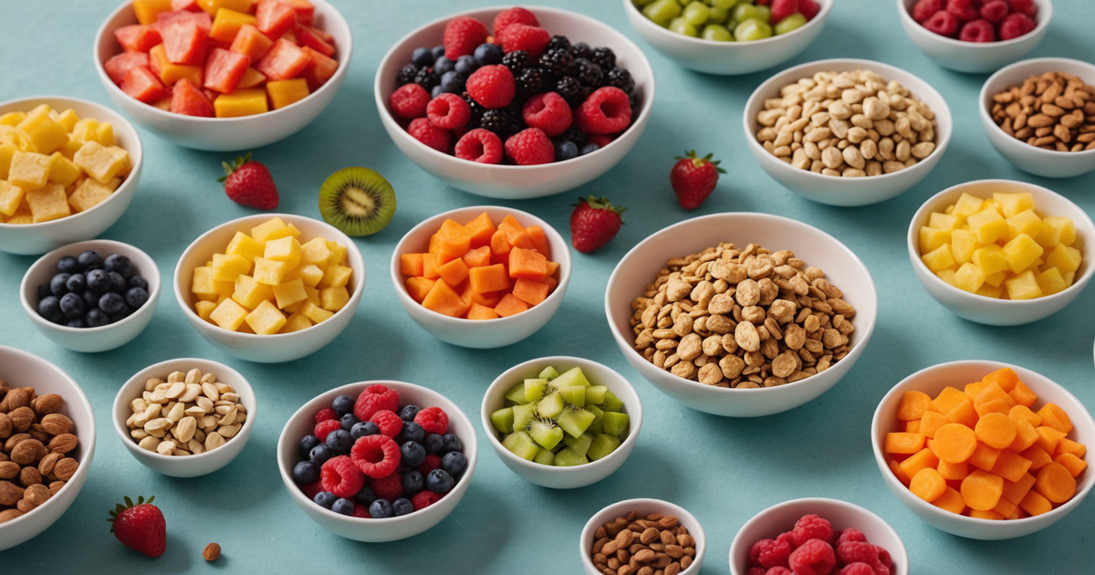A comparison chart of nutrient profiles of different freeze-dried treats