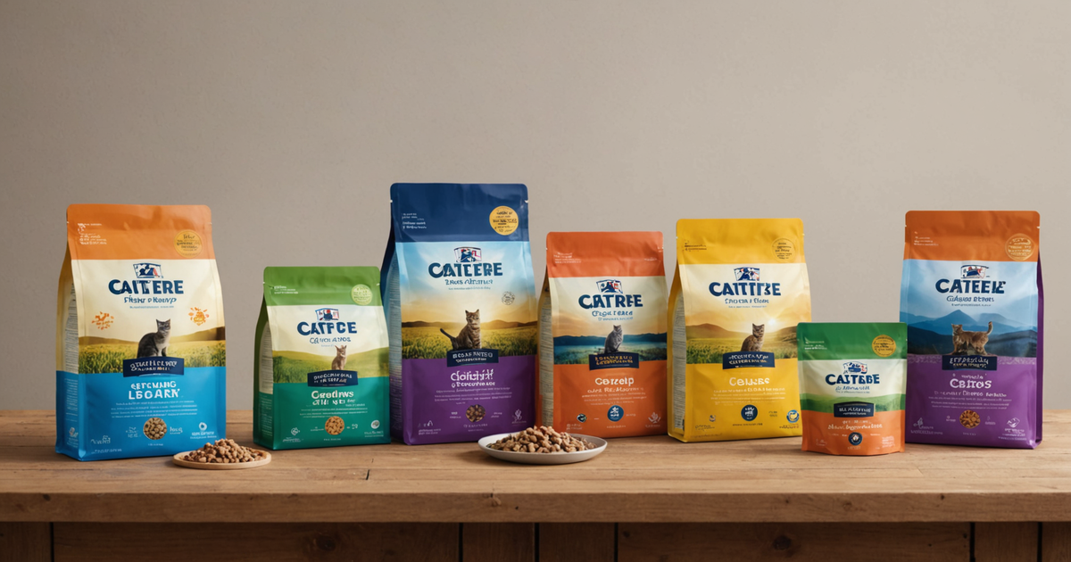 Various freeze-dried cat food brands available in Australia